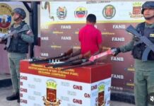 Incautan armamento, municiones y una granada durante procedimientos militares y policiales en Bolívar y Cojedes