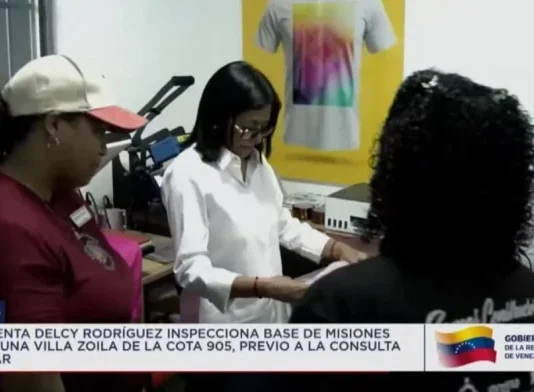 Delcy Rodríguez llama al pueblo a participar activamente en la Consulta Nacional